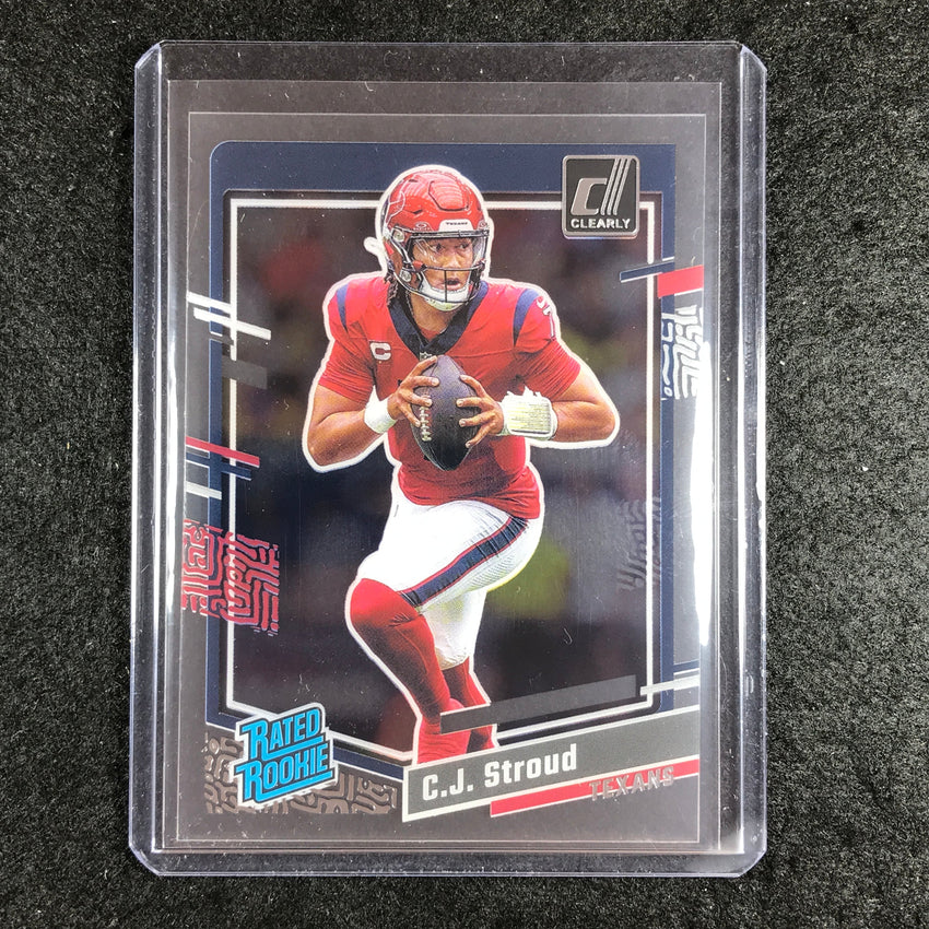 2023 Clearly Donruss Football C.J. STROUD Rated Rookie Base #93