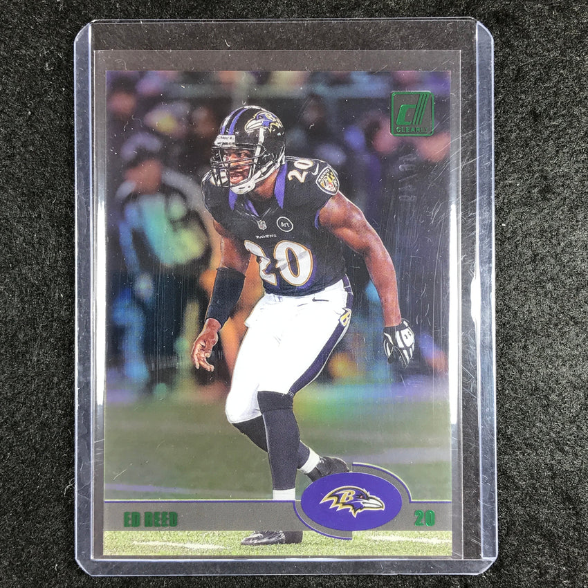 2023 Clearly Donruss Football ED REED Retro 2003 Green 46/49