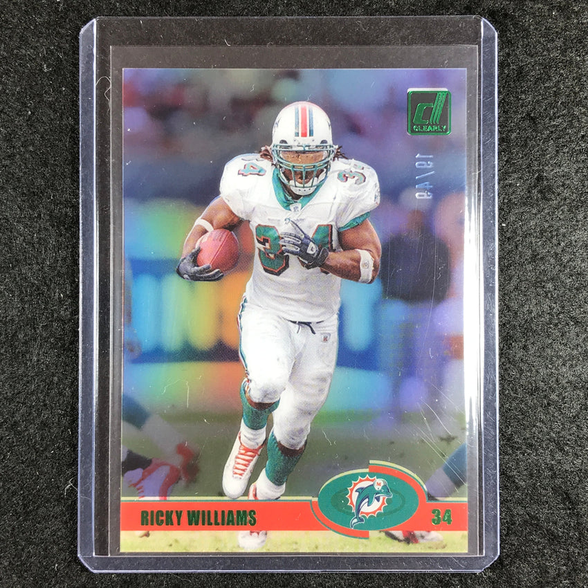 2023 Clearly Donruss Football RICKY WILLIAMS Retro 2003 Green 19/49