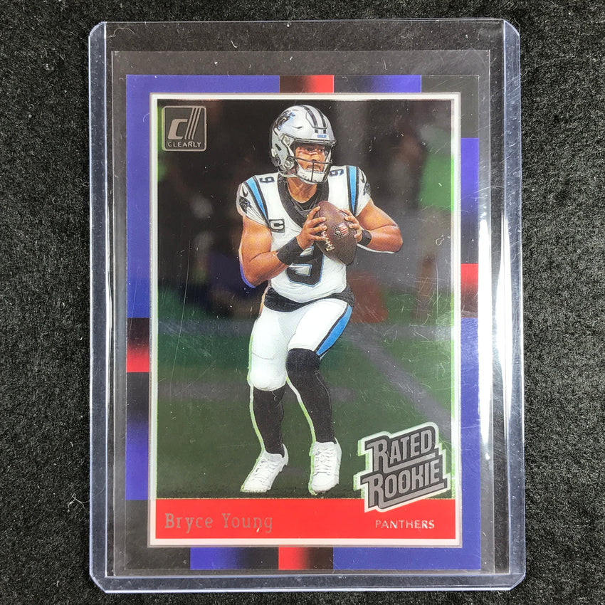 2023 Clearly Donruss Football BRYCE YOUNG Clearly Retro Rated Rookie 1988 #1