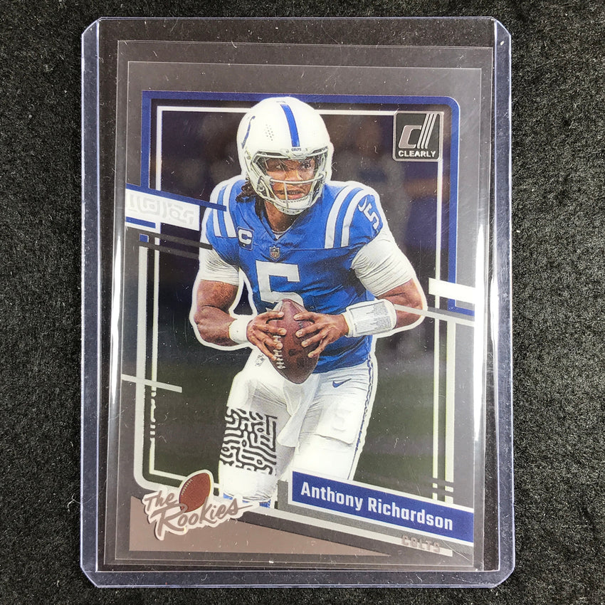 2023 Clearly Donruss Football ANTHONY RICHARDSON The Rookies Base #1