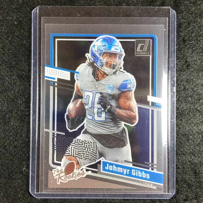 2023 Clearly Donruss Football JAHMYR GIBBS The Rookies Base #3