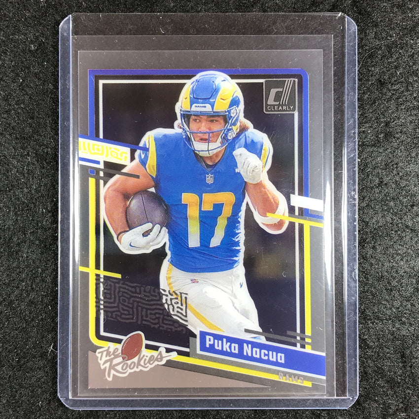 2023 Clearly Donruss Football PUKA NACUA The Rookies Base #9