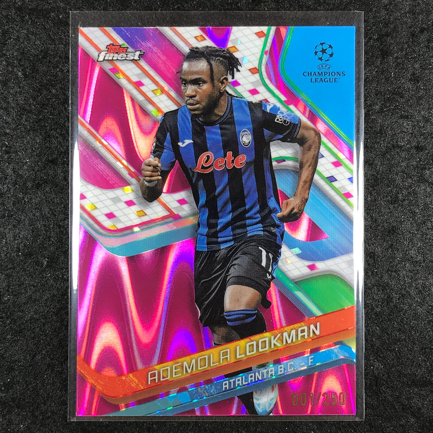 2024-25 Topps Finest UEFA Club Comp ADEMOLA LOOKMAN Pink RayWave /250 #137