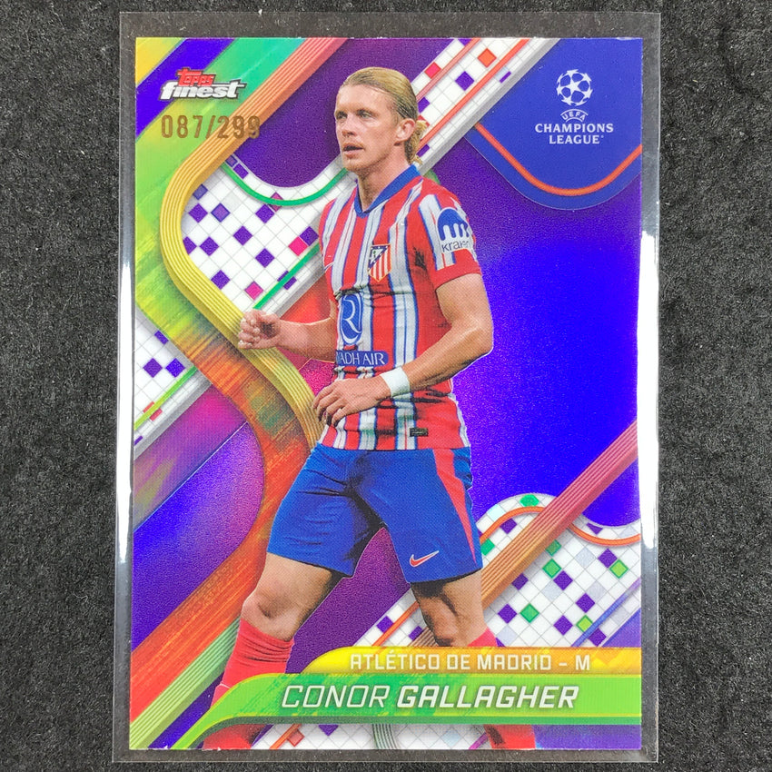 2024-25 Topps Finest UEFA Club Comp CONOR GALLAGHER Base Purple /299 #36