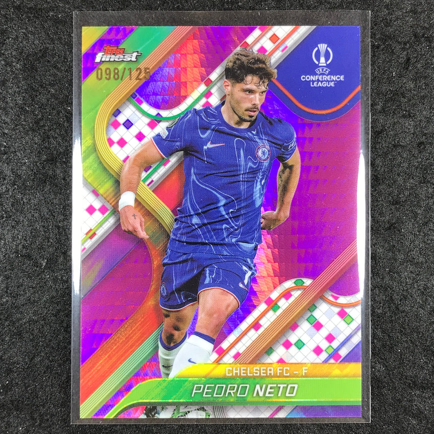 2024-25 Topps Finest UEFA Club Comp PEDRO NETO Pink Prism /125 #39