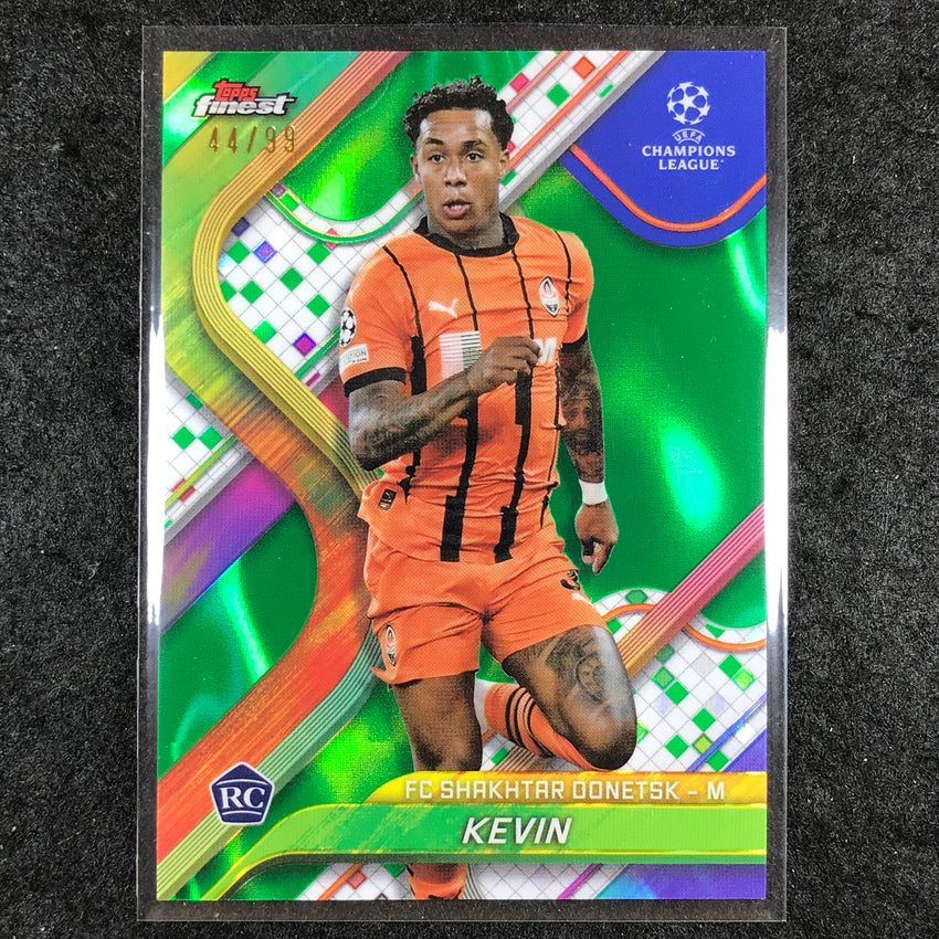 2024-25 Topps Finest UEFA Club Comp KEVIN Rookie Green Lava 44/99 #81