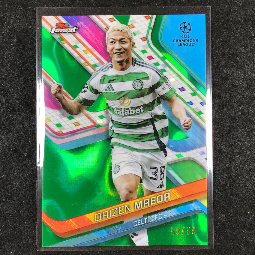 2024-25 Topps Finest UEFA Club Comp DAIZEN MAEDA Green Lava 59/99 #111