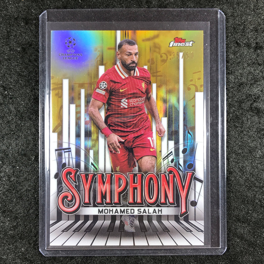 2024-25 Topps Finest UEFA Club Comp MOHAMED SALAH Symphony Gold 35/50 #11