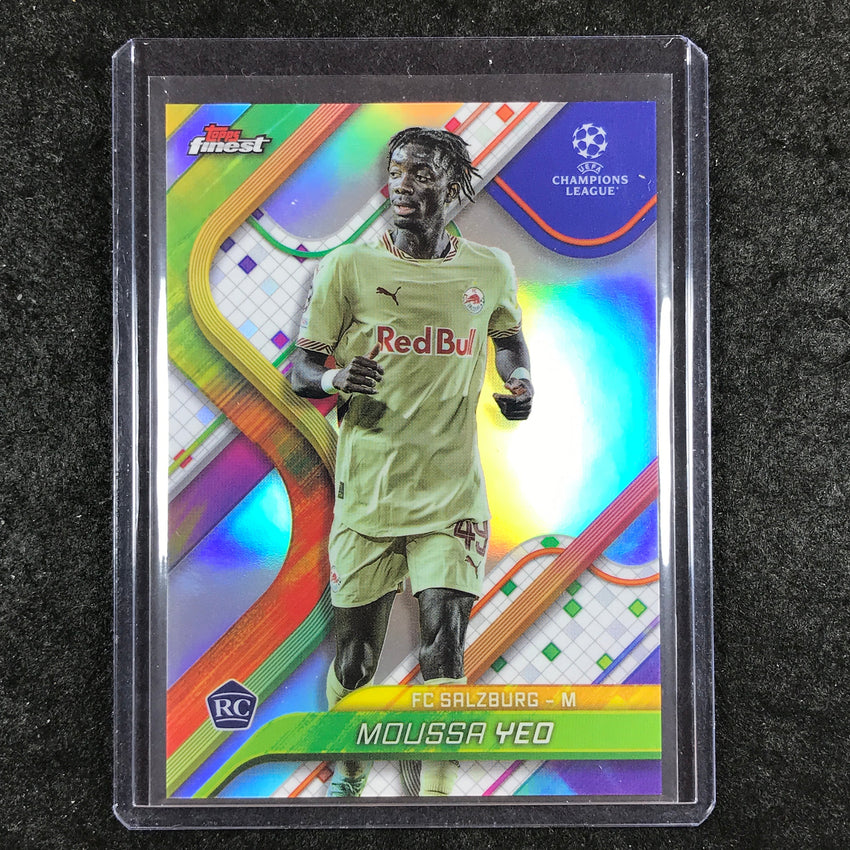 2024-25 Finest UEFA Club Comp MOUSSA YEO Rookie Refractor Variation SP #152