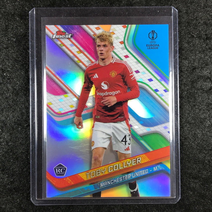 2024-25 Finest UEFA Club Comp TOBY COLLYER Rookie Refractor Variation SP #154