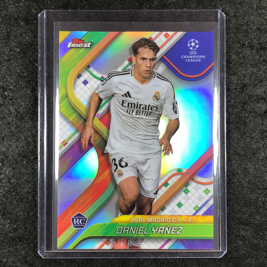 2024-25 Finest UEFA Club Comp DANIEL YANEZ Rookie Refractor Variation SP #155