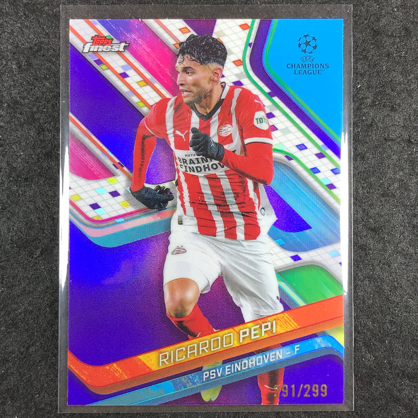 2024-25 Topps Finest UEFA Club Comp RICARDO PEPI Base Purple /299 #118