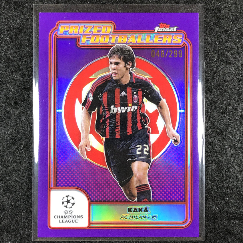 2024-25 Topps Finest UEFA Club Comp KAKA Prized Footballers Purple /299 #9