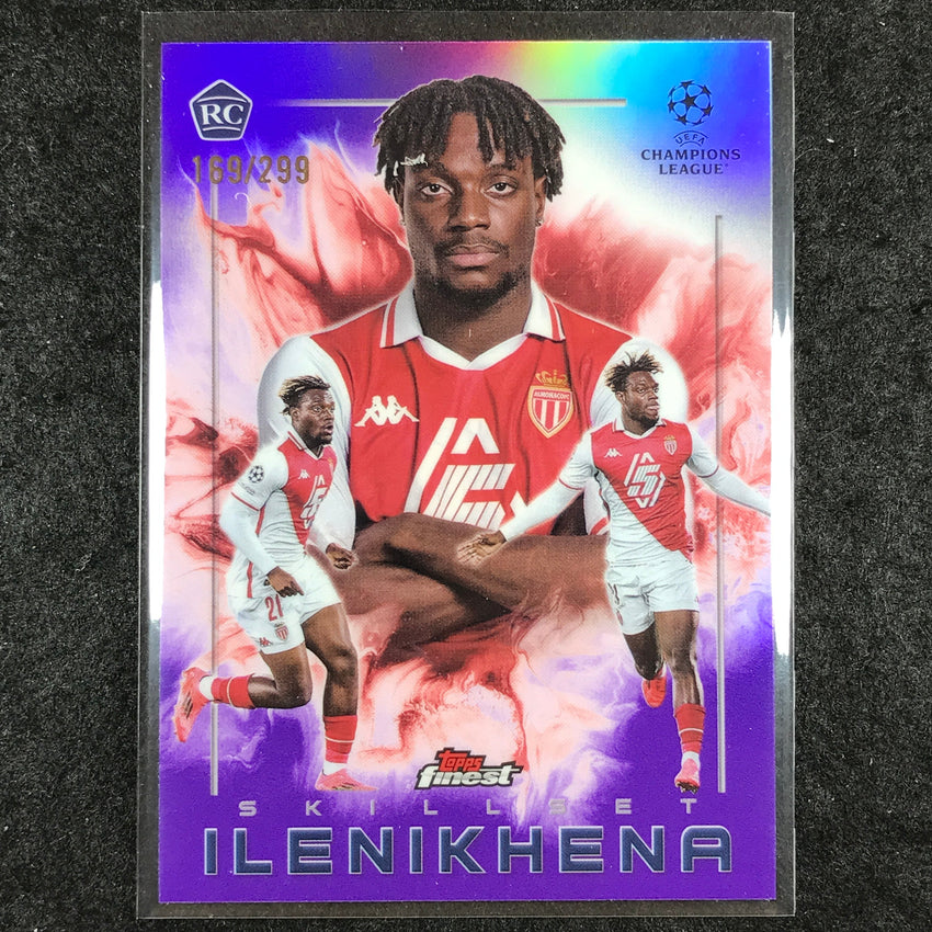 2024-25 Finest UEFA Club Comp GEORGE ILENIKHENA Skillset Rookie Purple /299 #2