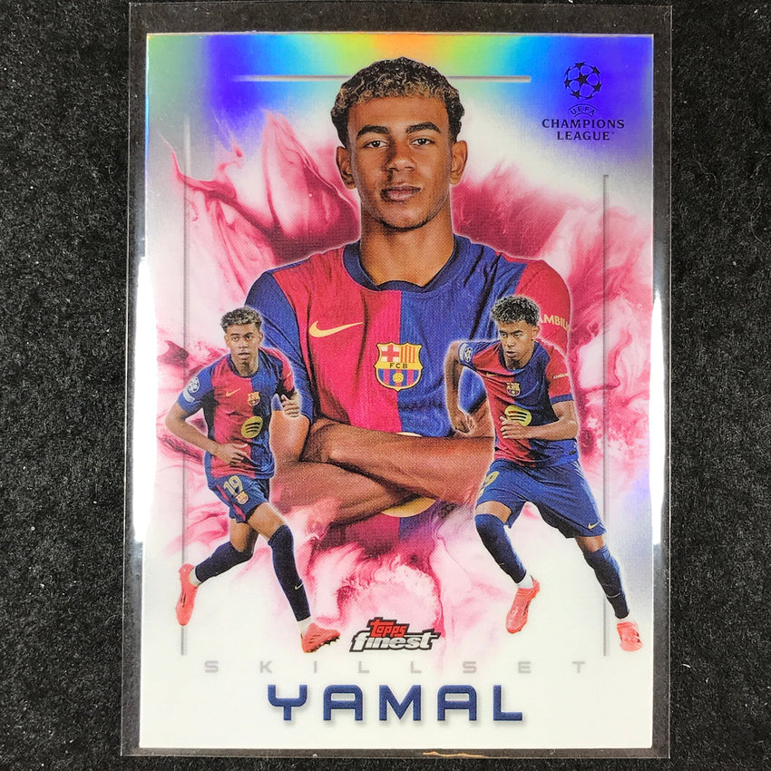 2024-25 Topps Finest UEFA Club Comp LAMINE YAMAL Skillset Base #3