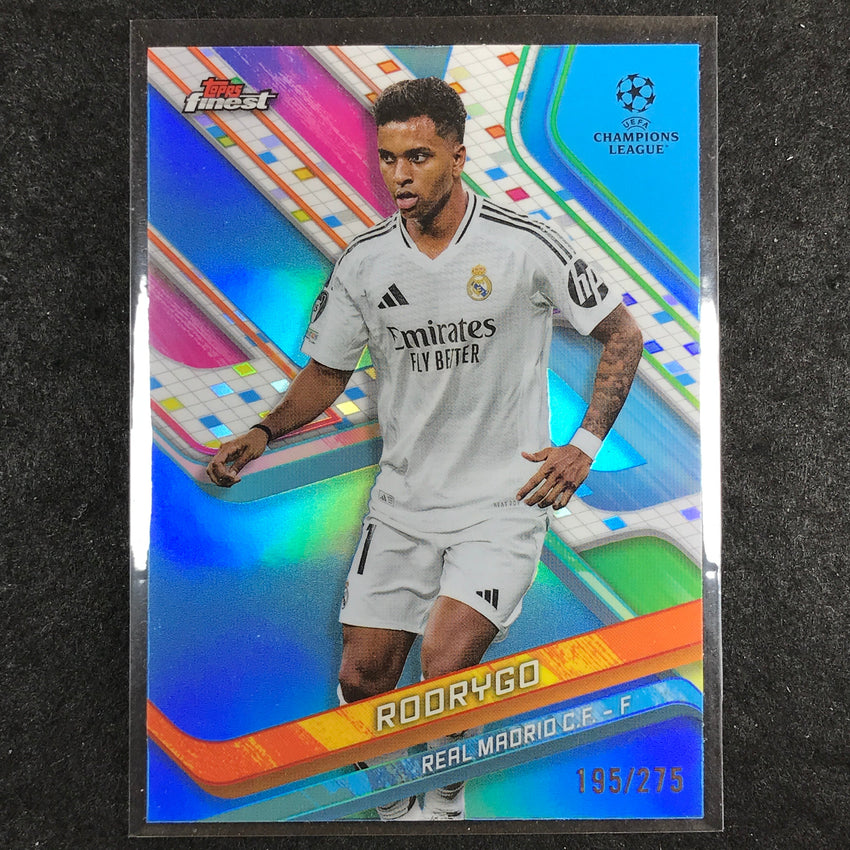 2024-25 Topps Finest UEFA Club Comp RODRYGO Sky Blue /275 #11