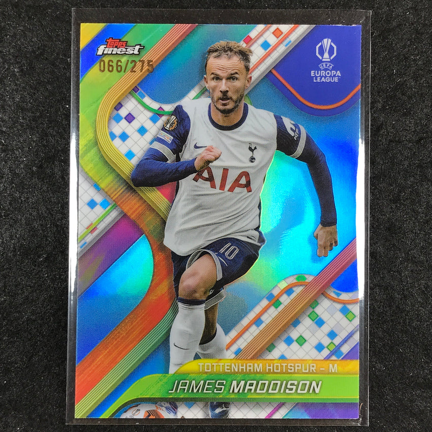 2024-25 Topps Finest UEFA Club Comp JAMES MADDISON Sky Blue /275 #51