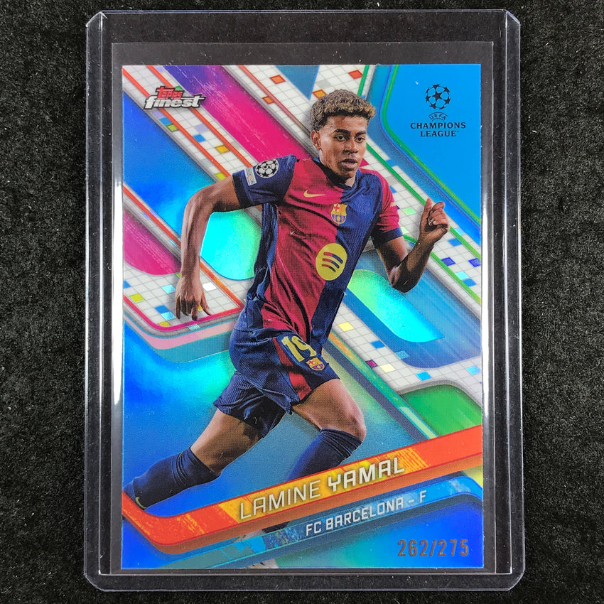2024-25 Topps Finest UEFA Club Comp LAMINE YAMAL Sky Blue /275 #99