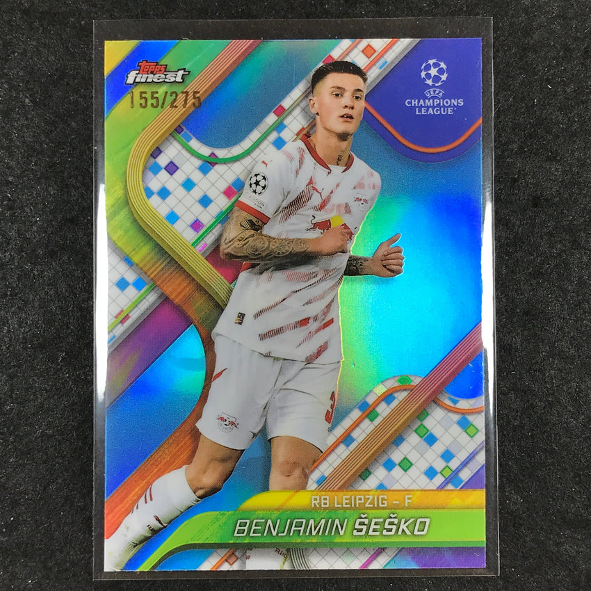 2024-25 Topps Finest UEFA Club Comp BENJAMIN SESKO Sky Blue /275 #146