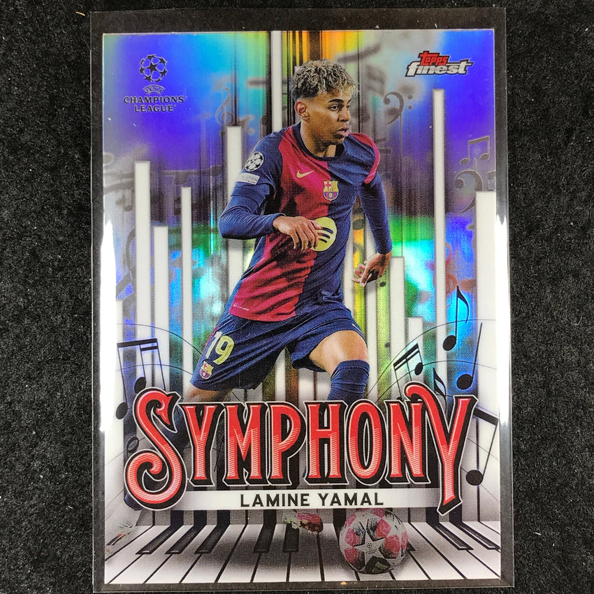 2024-25 Topps Finest UEFA Club Comp LAMINE YAMAL Symphony Base #19