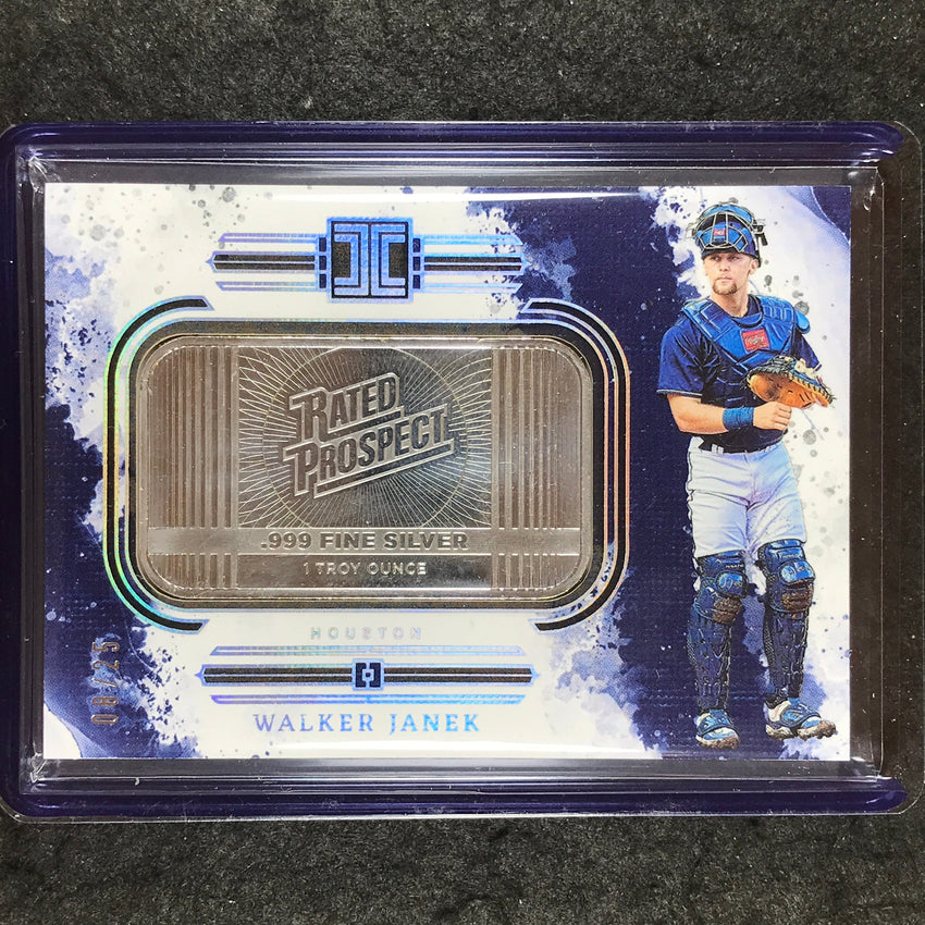 2025 Impeccable Baseball WALKER JANEK Rated Prospect Fine Silver Relic 8/25