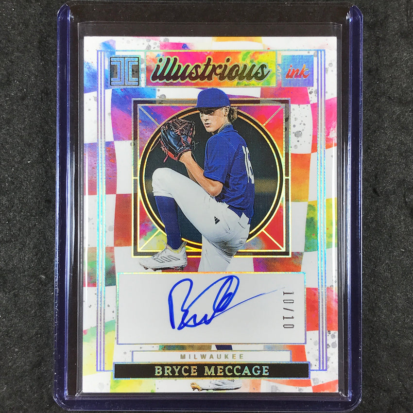 2025 Impeccable Baseball BRYCE MECCAGE Illustrious Ink Auto Gold 10/10