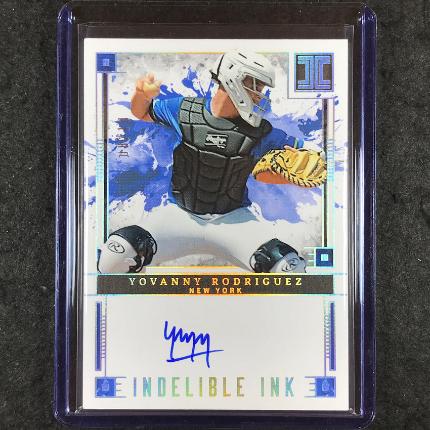 2025 Impeccable Baseball YOVANNY RODRIGUEZ Indelible Ink Auto Gold 8/10