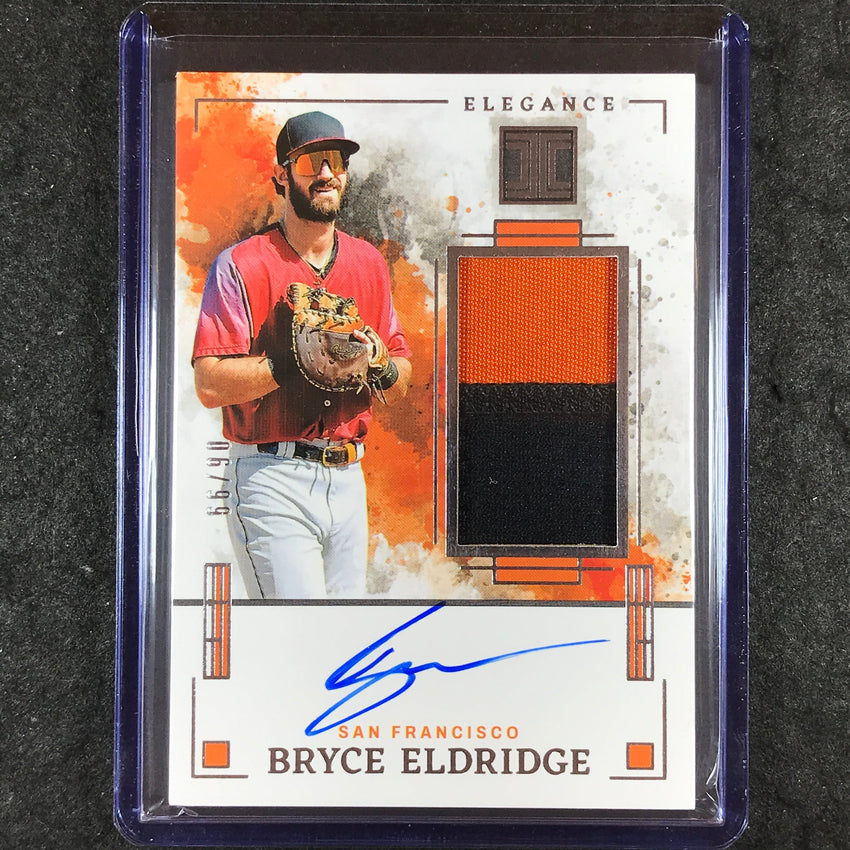 2025 Impeccable Baseball BRYCE ELDRIDGE Elegance Jersey Patch Auto 6/99