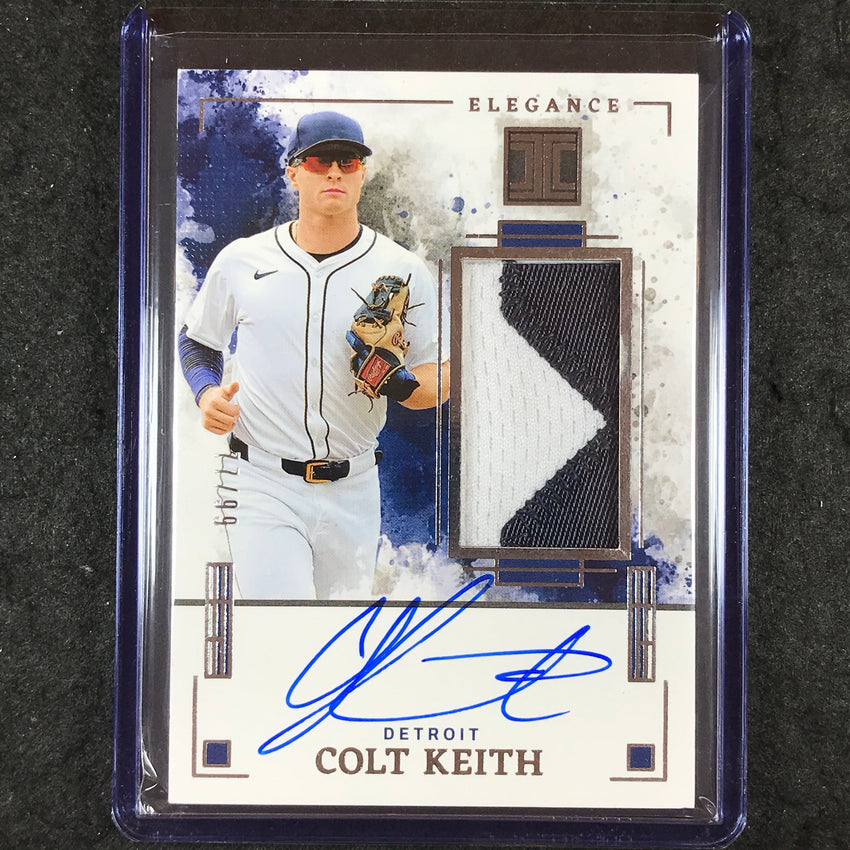2025 Impeccable Baseball COLT KEITH Elegance Jersey Patch Auto 77/99