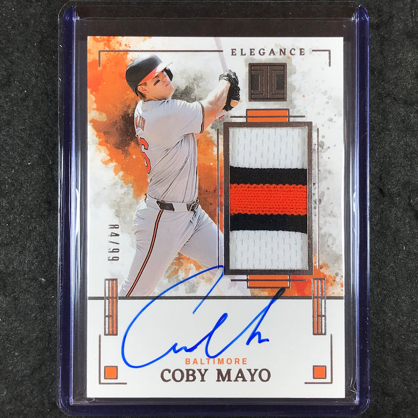 2025 Impeccable Baseball COBY MAYO Elegance Jersey Patch Auto 84/99