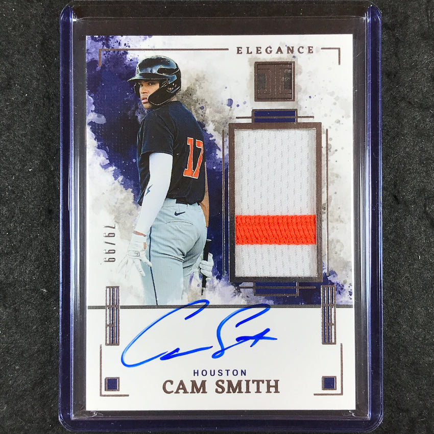 2025 Impeccable Baseball CAM SMITH Elegance Jersey Patch Auto 79/99