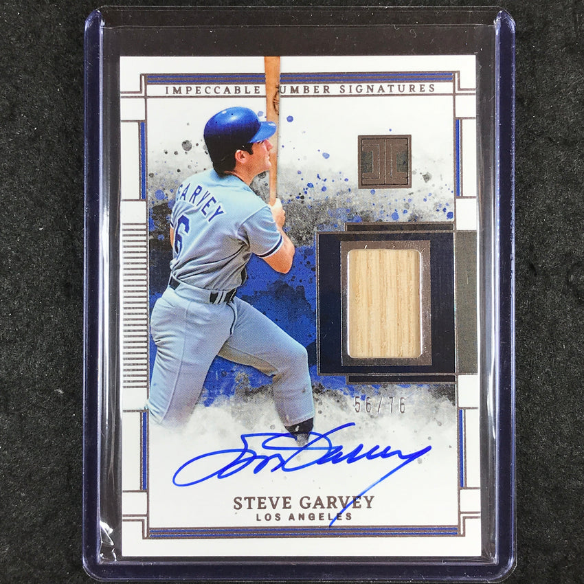 2025 Impeccable Baseball STEVE GARVEY Lumbar Signatures Relic Auto 76/99