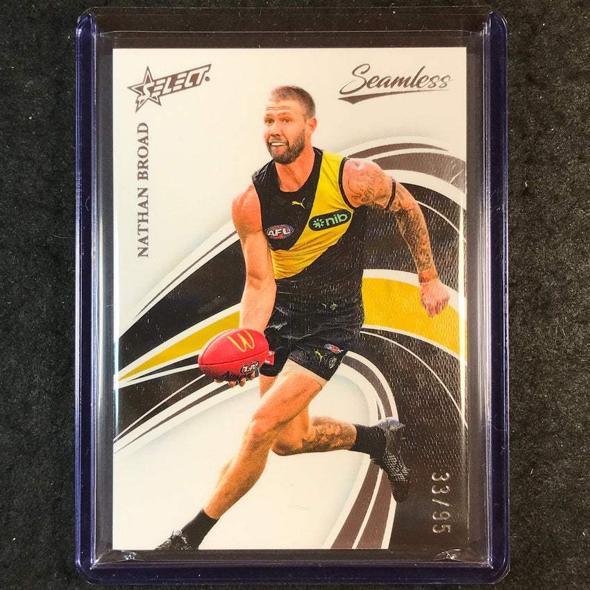 2025 Select AFL Seamless NATHAN BROAD Base 33/95 #158