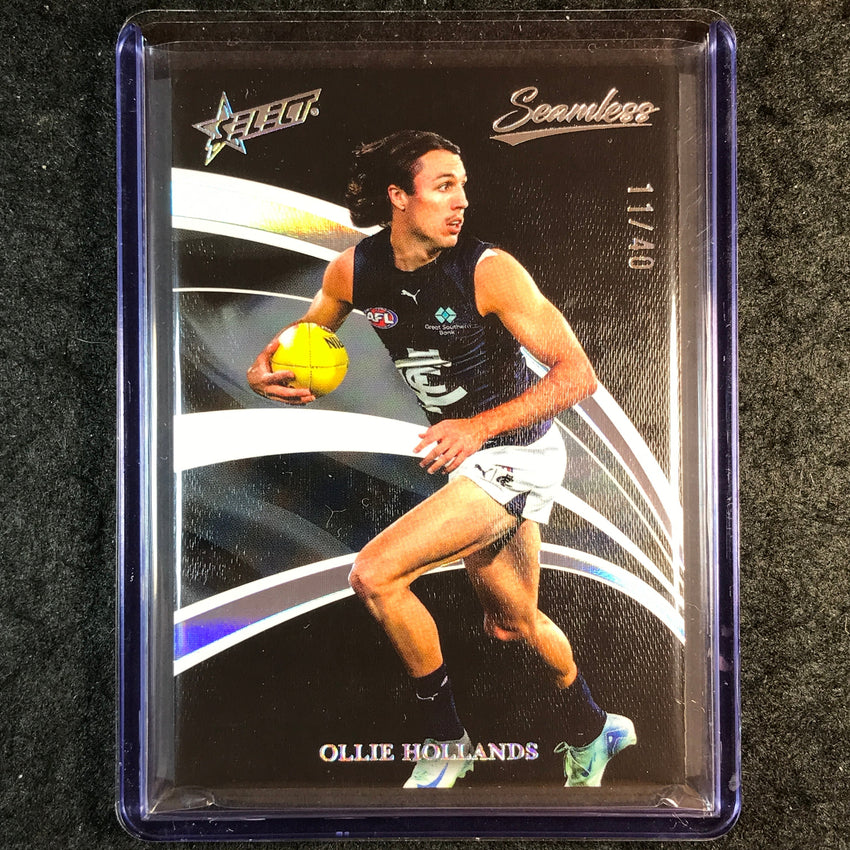 2025 Select AFL Seamless OLLIE HOLLANDS Black 11/40 #19