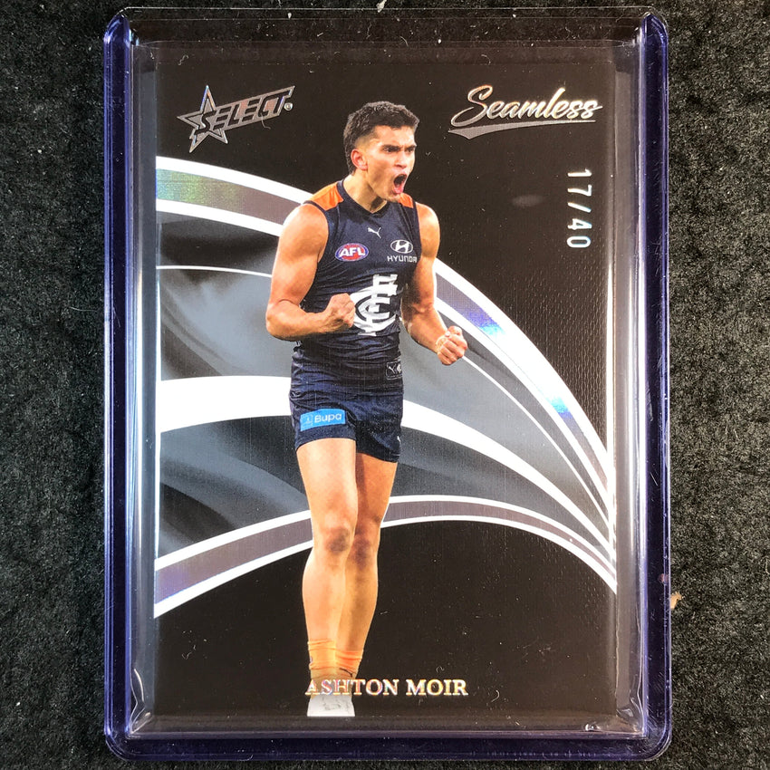 2025 Select AFL Seamless ASHTON MOIR Black 17/40 #22