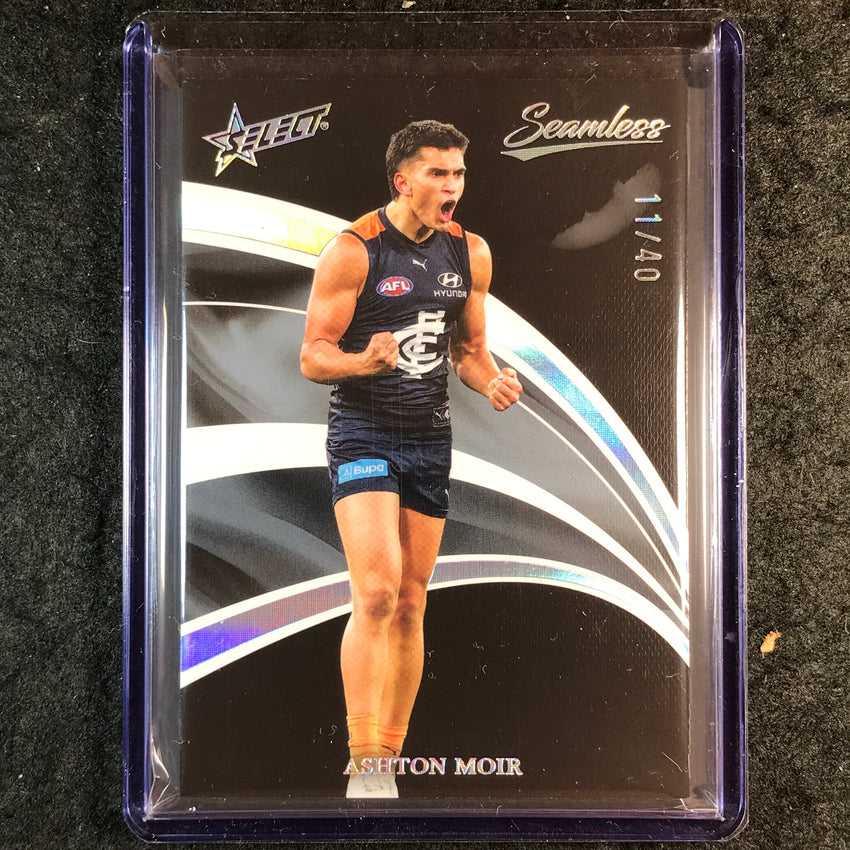 2025 Select AFL Seamless ASHTON MOIR Black 11/40 #22