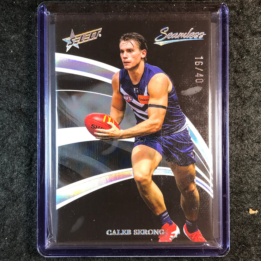 2025 Select AFL Seamless CALEB SERONG Black 16/40 #46