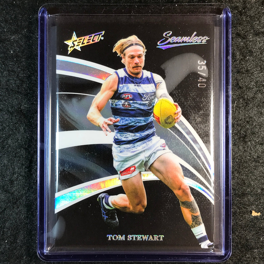 2025 Select AFL Seamless TOM STEWART Black 35/40 #56