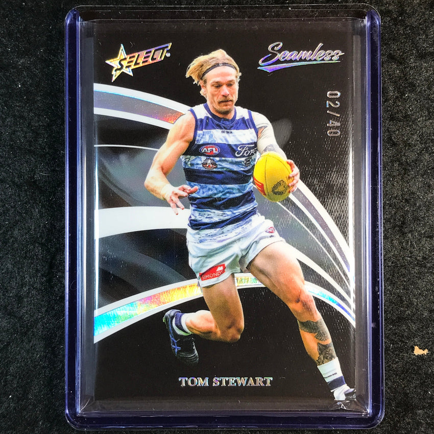 2025 Select AFL Seamless TOM STEWART Black 02/40 #56