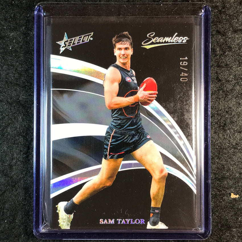 2025 Select AFL Seamless SAM TAYLOR Black 19/40 #63
