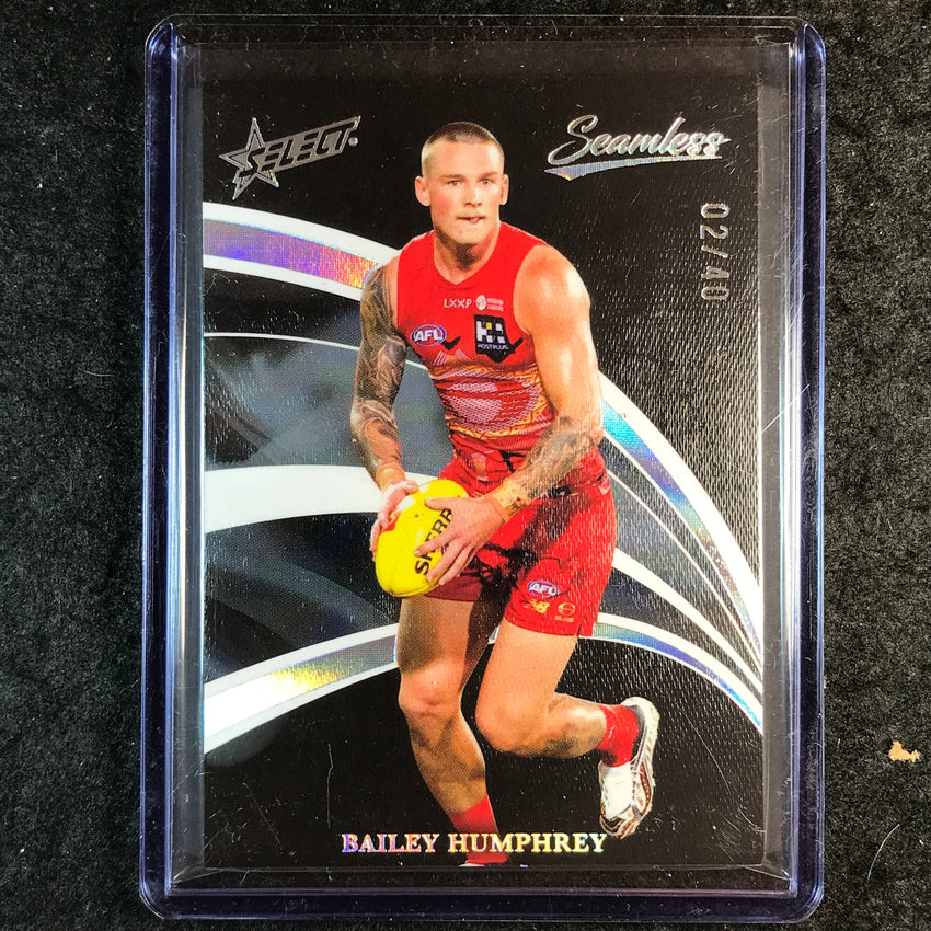 2025 Select AFL Seamless BAILEY HUMPHREY Black 02/40 #67