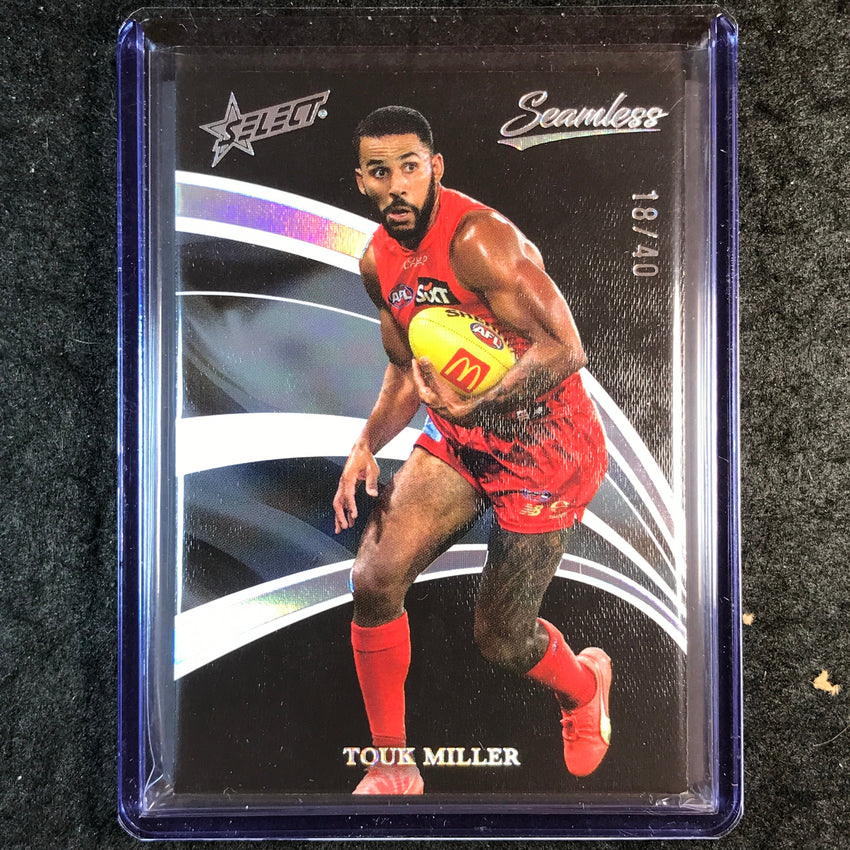 2025 Select AFL Seamless TOUK MILLER Black 18/40 #69
