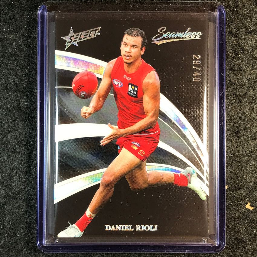 2025 Select AFL Seamless DANIEL RIOLI Black 29/40 #70