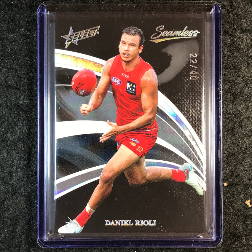 2025 Select AFL Seamless DANIEL RIOLI Black 22/40 #70