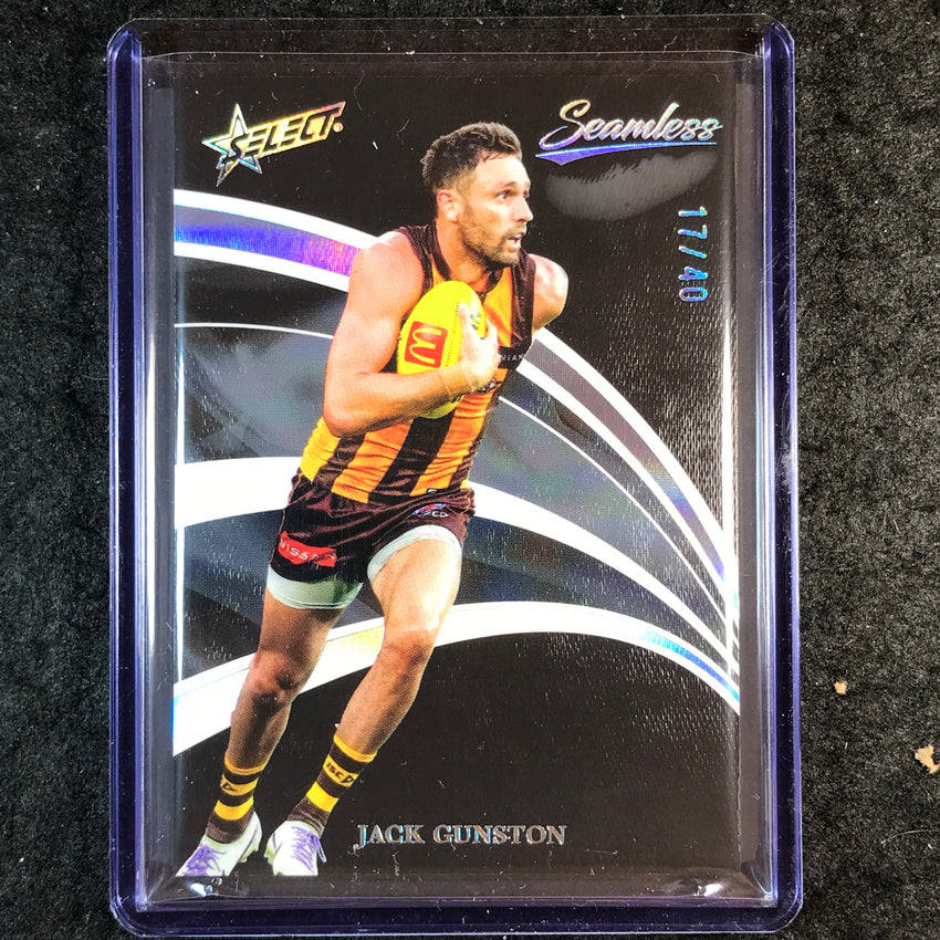 2025 Select AFL Seamless JACK GUNSTON Black 17/40 #74