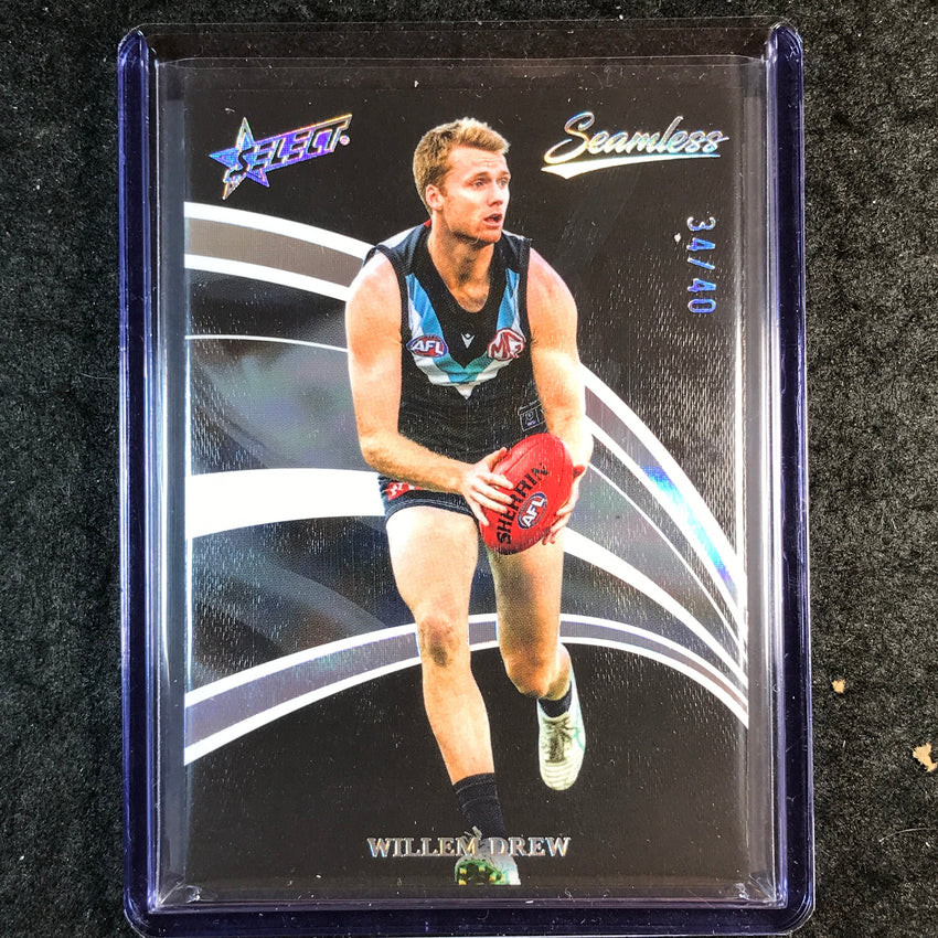 2025 Select AFL Seamless WILLEM DREW Black 34/40 #101