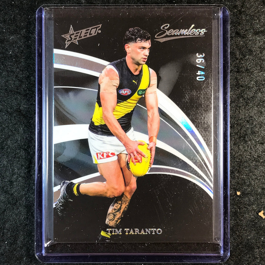 2025 Select AFL Seamless TIM TARANTO Black 36/40 #111