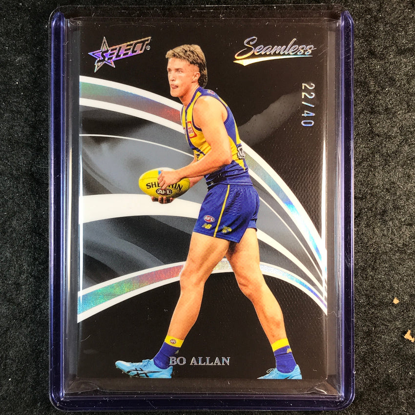 2025 Select AFL Seamless BO ALLAN Black 22/40 #135