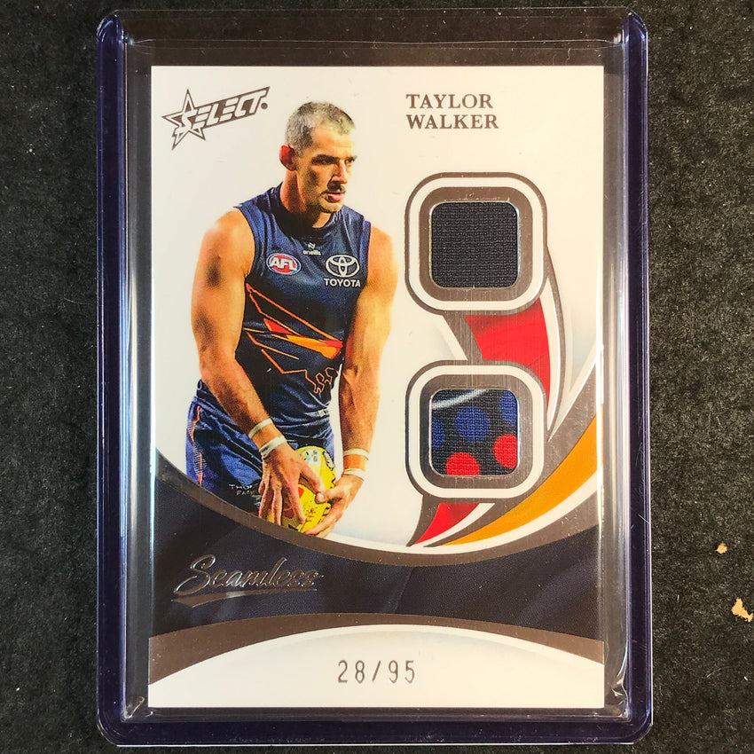 2025 Select AFL Seamless TAYLOR WALKER Solo Double Patch 28/95 #6